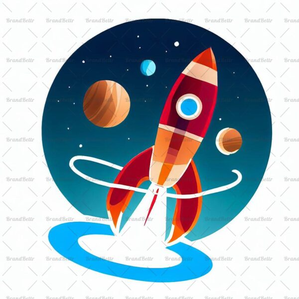 Rakete und Planeten